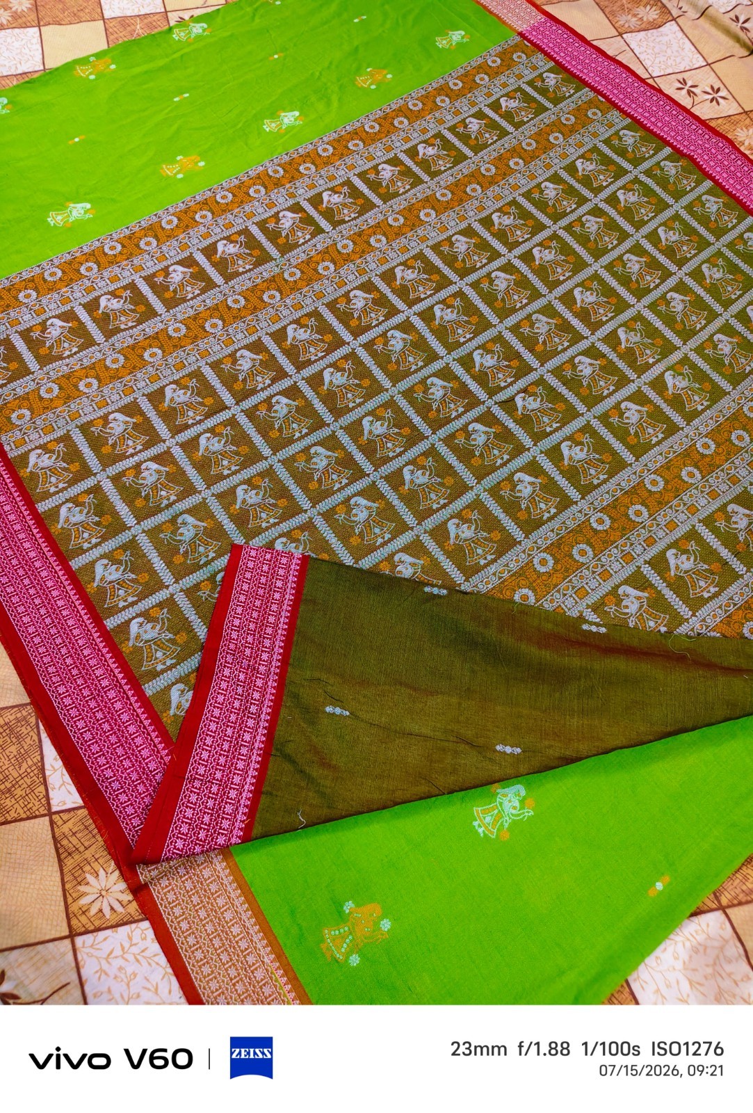 Sambalpuri Pasapali Cotton Saree Handwoven Odisha Handloom Wedding Ikat Sari