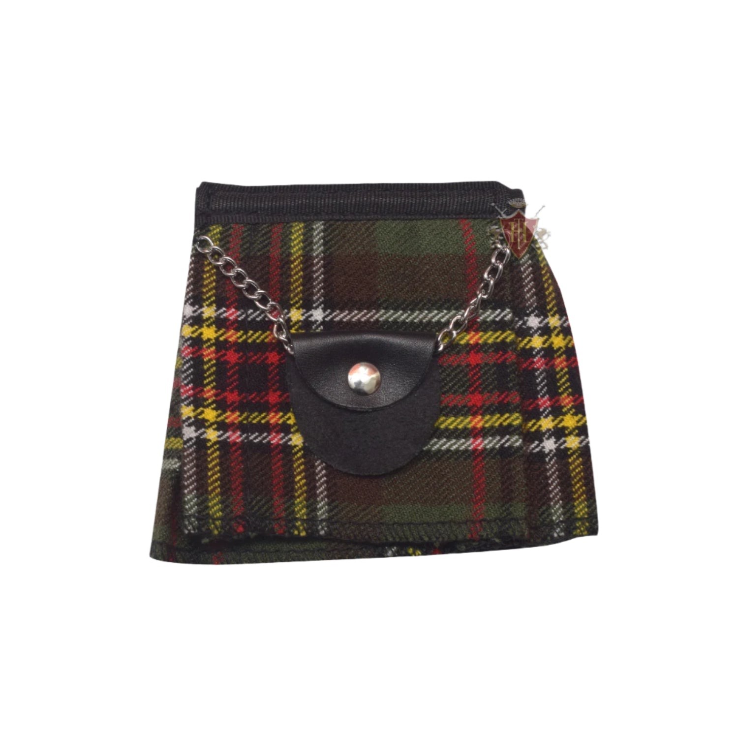 Tara Murphy Kilt Beer Bottle Can Cover Koozie with Mini Sporran Design