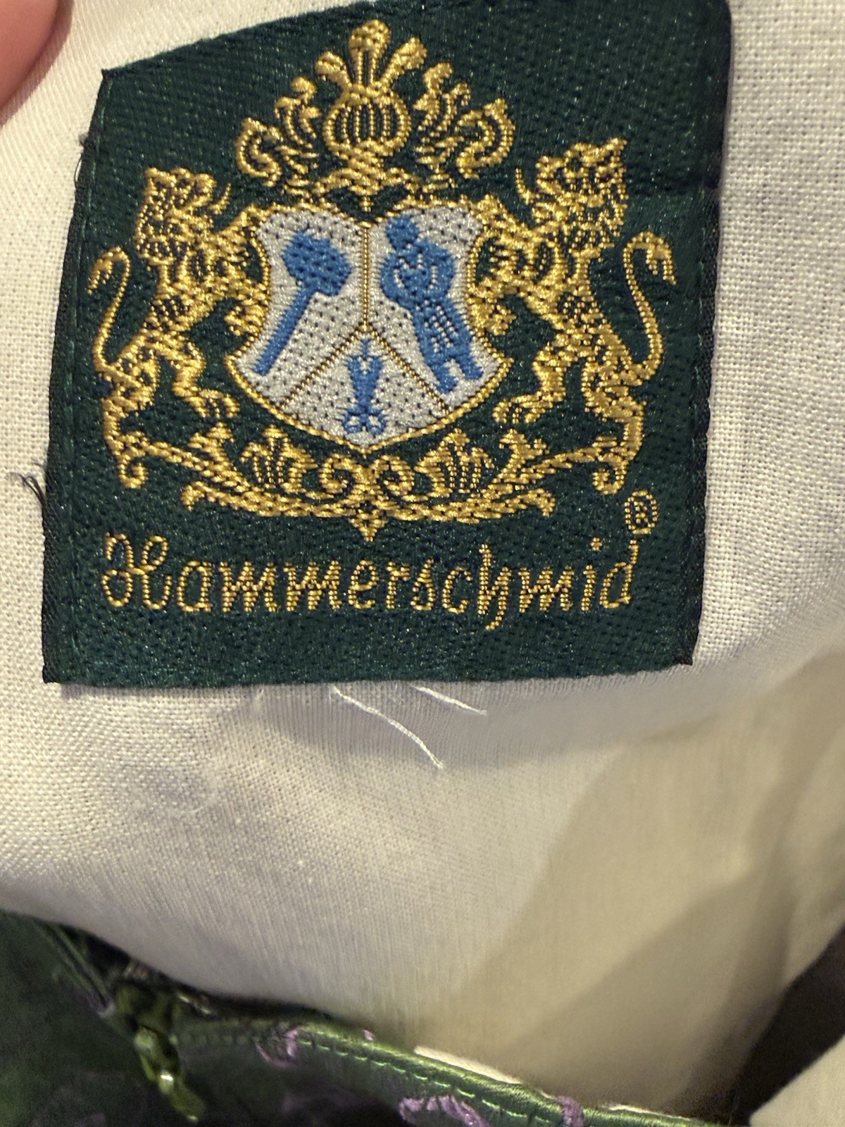 Hammerschmidt Authentic German Dirndl See Measurements With White Shirt Size 42