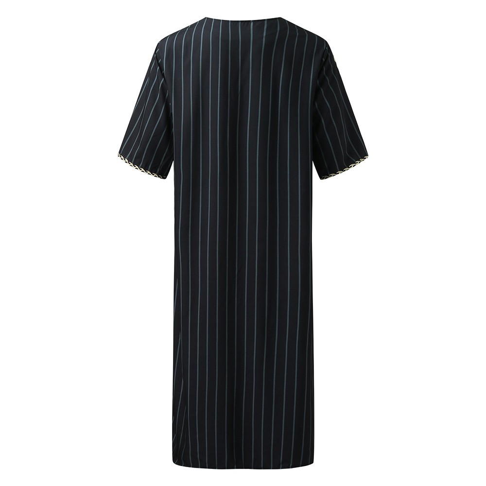 Daily Mens Muslim Clothing New Saudi Arab Jubba Kaftan Dishdash Thobe