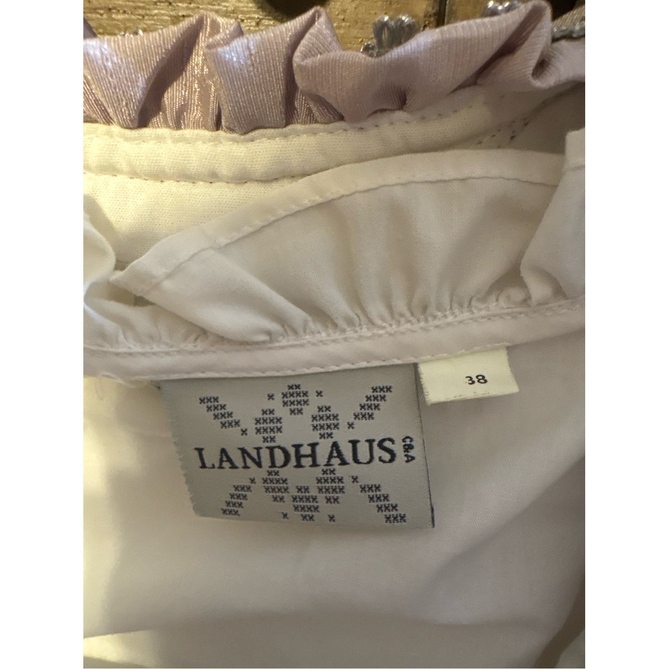 Landhaus Pink Dirndl Set EU 38 Oktoberfest Dress Blouse Apron Trachten