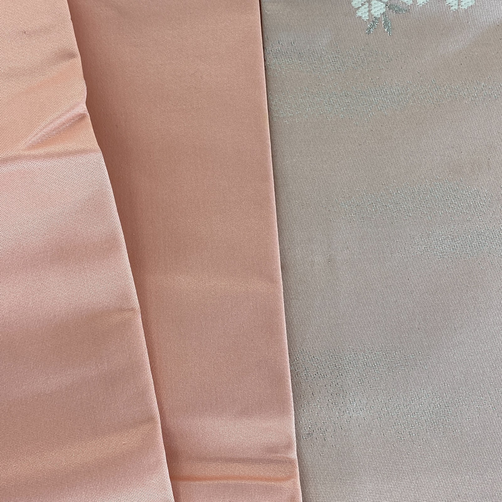 Japanese Vintage Kimono Nagoya Obi Silk Pink Traditional Embroidery 139x 11in