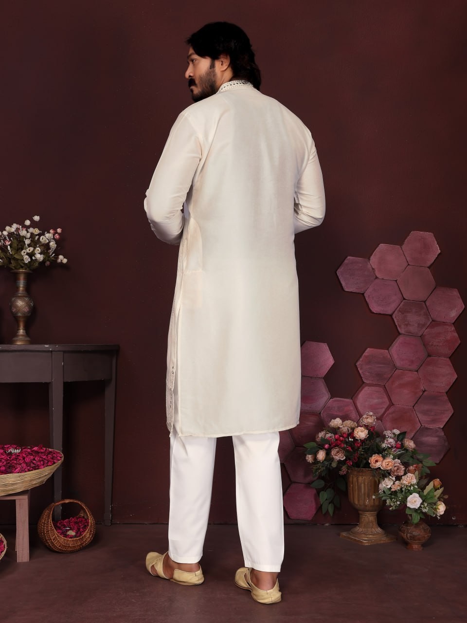 Readymade Kurta Pajama Smart Silk & Cotton Ready to Wear for Weddings & Events