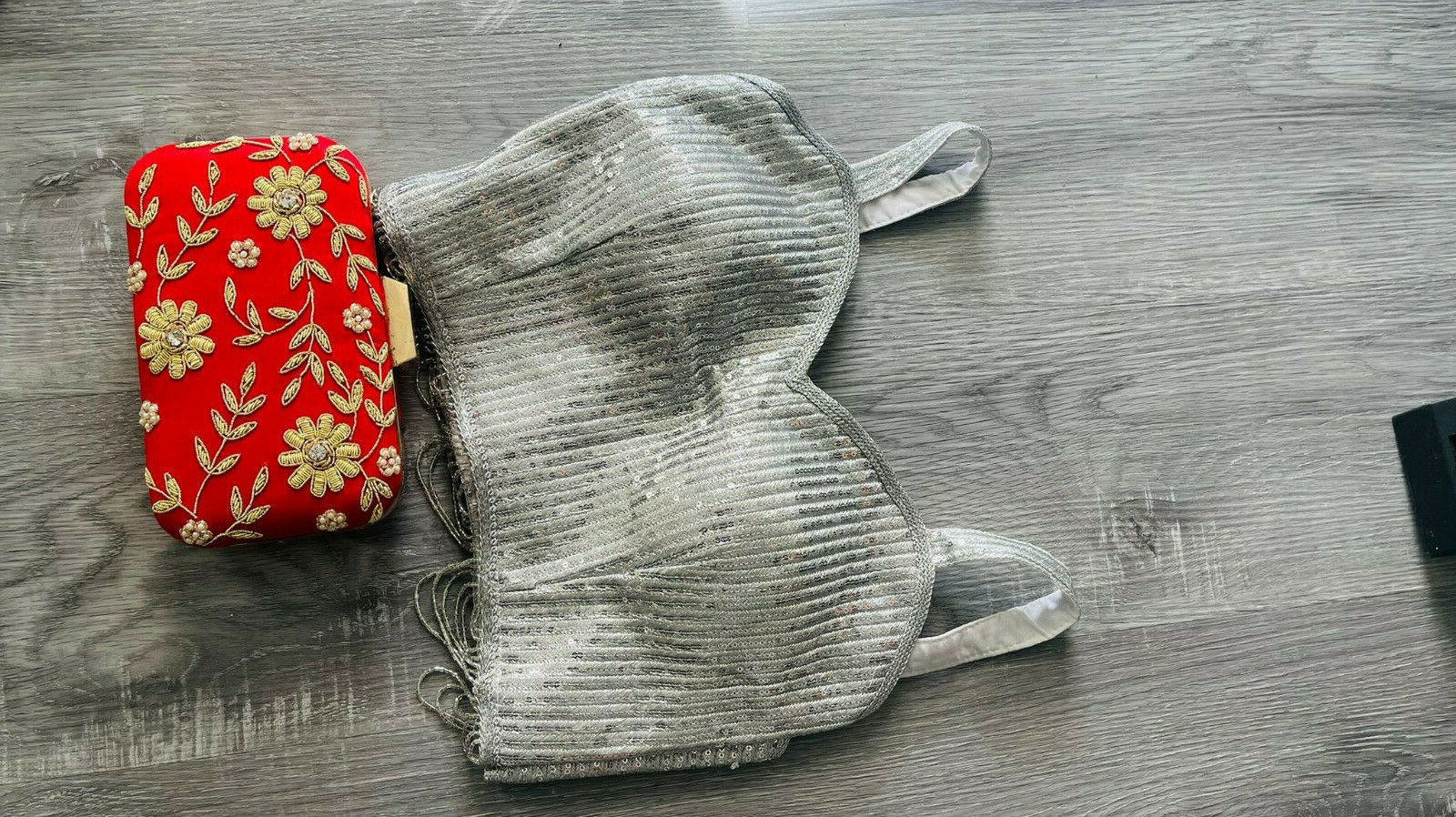 Designer Indian blouses and clutches 