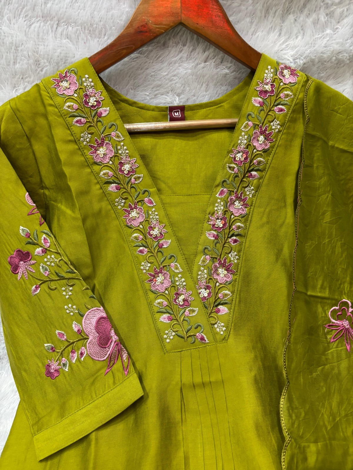 Designer Indian Pakistani Kurta Pant Dupatta Set | Bollywood Style Women Kurti