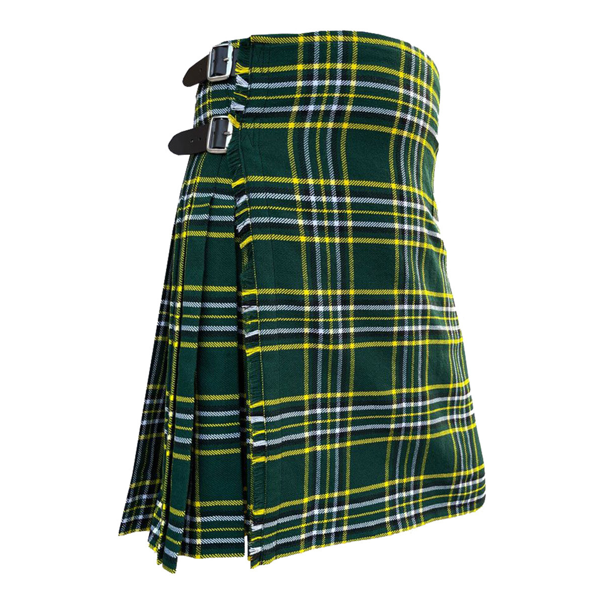 Scottish Handmade Dark Irish Modern Tartan Kilt 13 OZ Dark Irish Modern Kilt