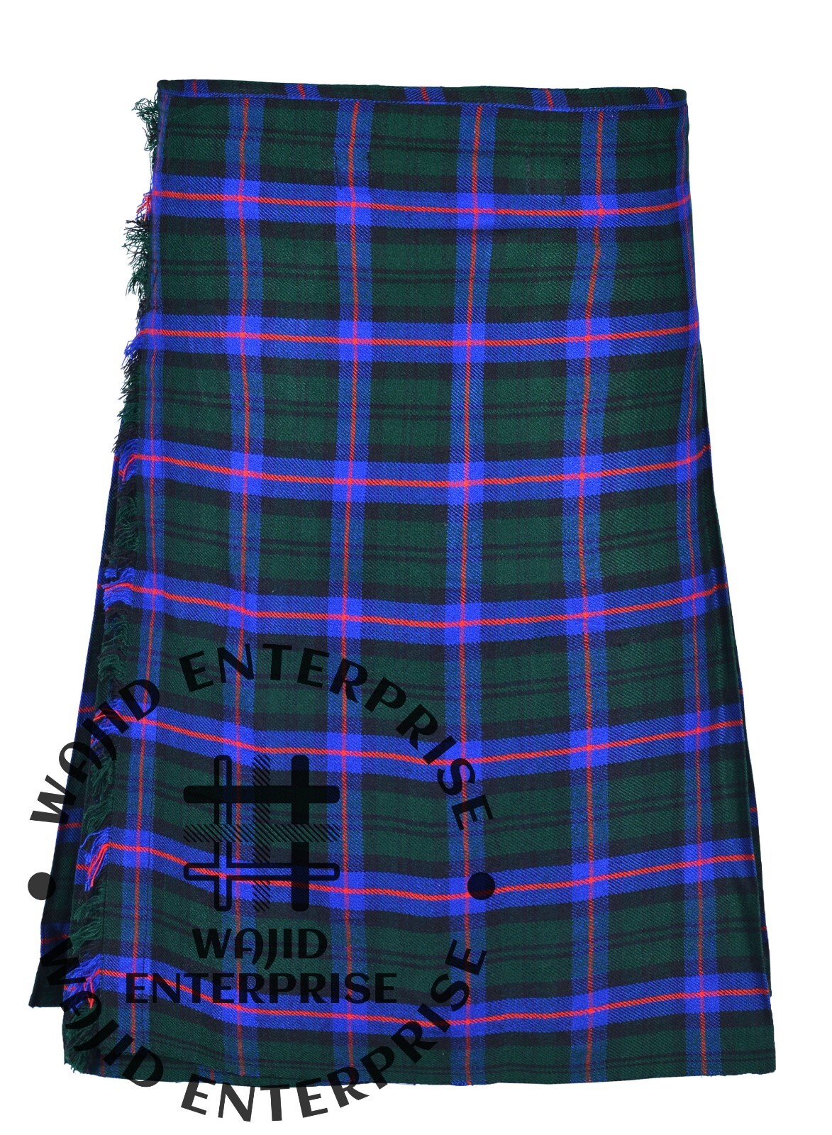 Scottish Men’s Traditional Handmade Armstrong Tartan 8 Yard Kilt – Custom Size