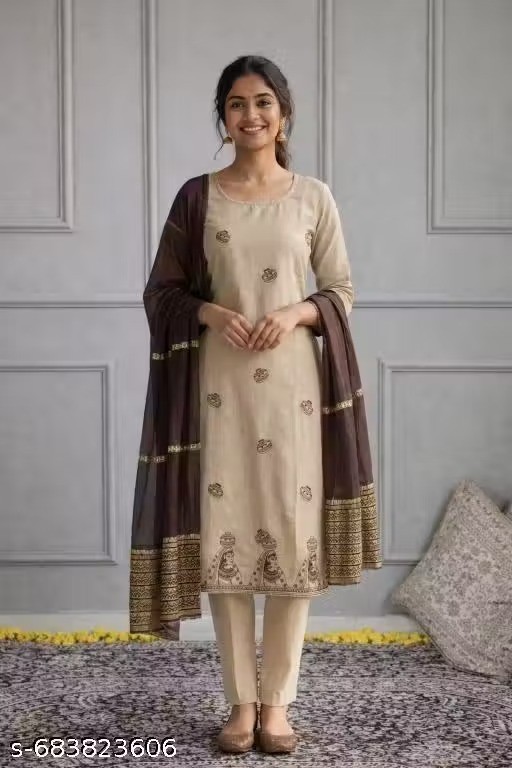 Indian Salwar Kameez Suit Readymade 3Pc Women Party Wear Dress Dupatta