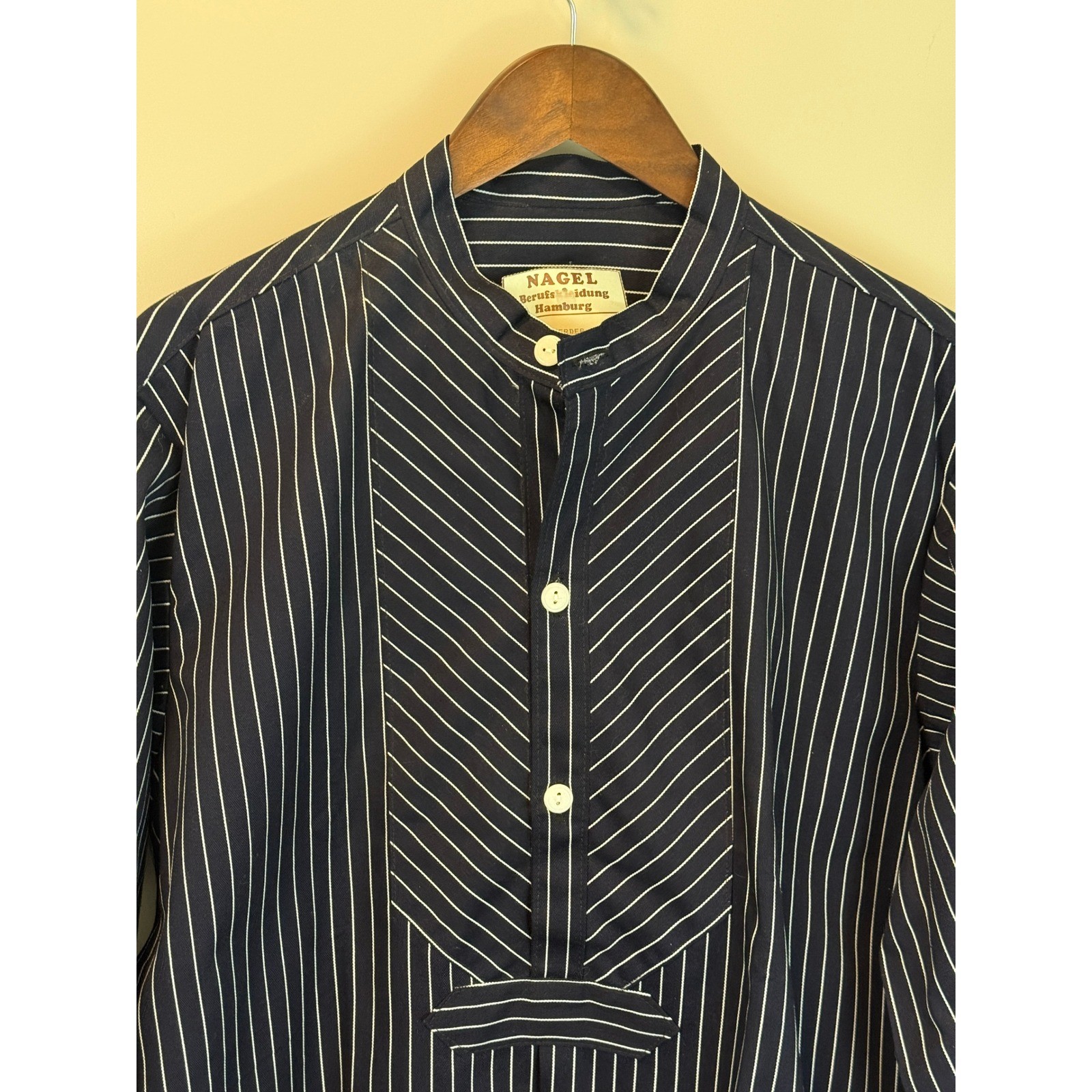 VINTAGE NWT German Fisherman Smock Shirt 100% Cotton Canvas Finkenwerder Size 52