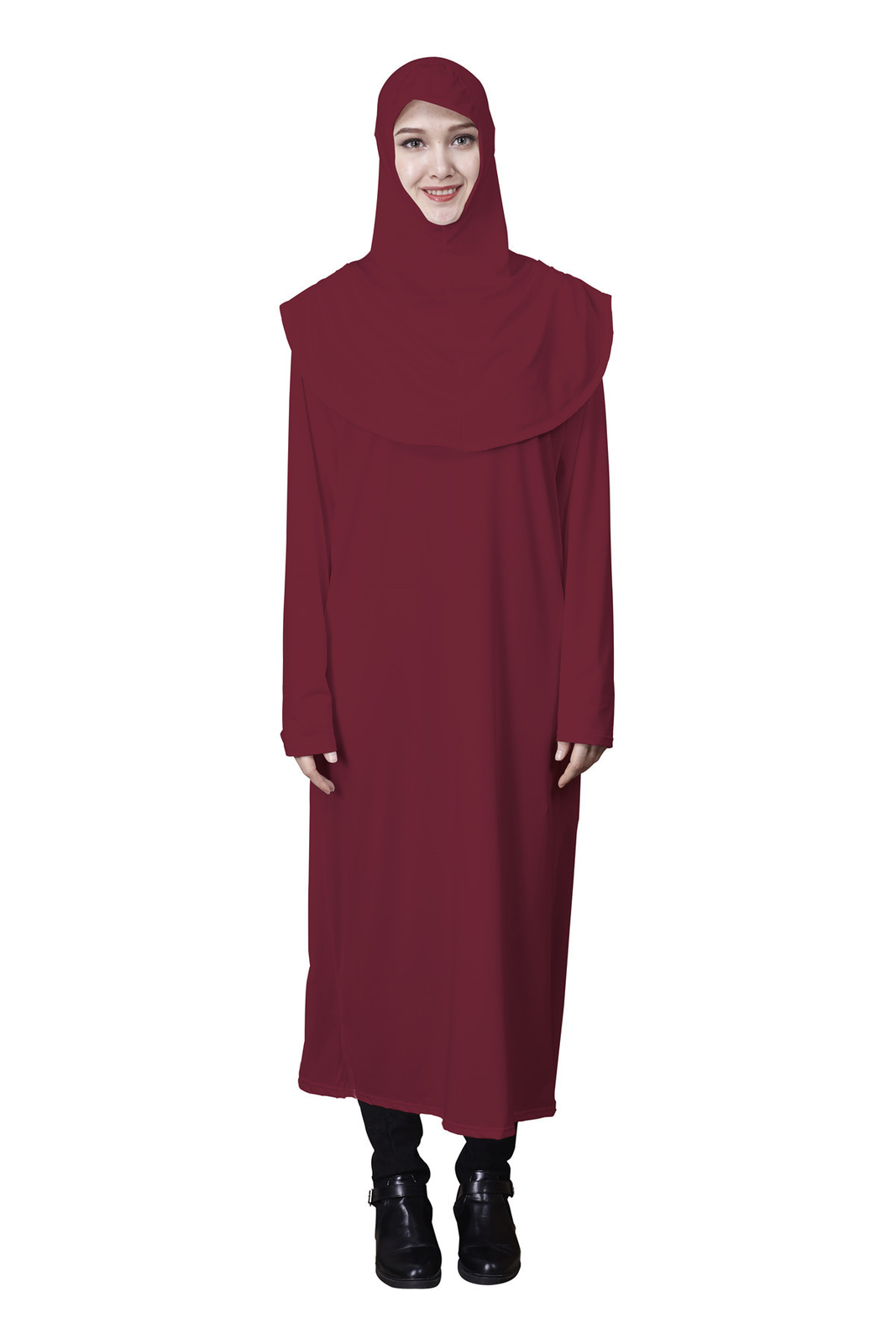 Ramadan Muslim Abaya Khimar Caftan Women Niqab Burqa Robe Prayer Dress Islamic