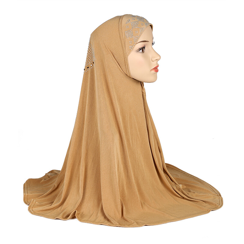 One Piece Amira Hijab Muslim Women Turban Wrap Shawls Headscarf Cover Islamic