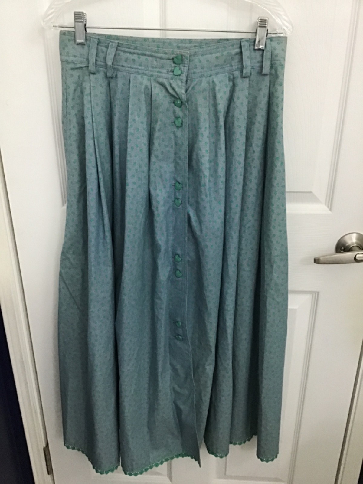 Vtg 70’s/80’s Dirndl Maxi Skirt Cottagecore Prairie Oktoberfest Austria EU 42