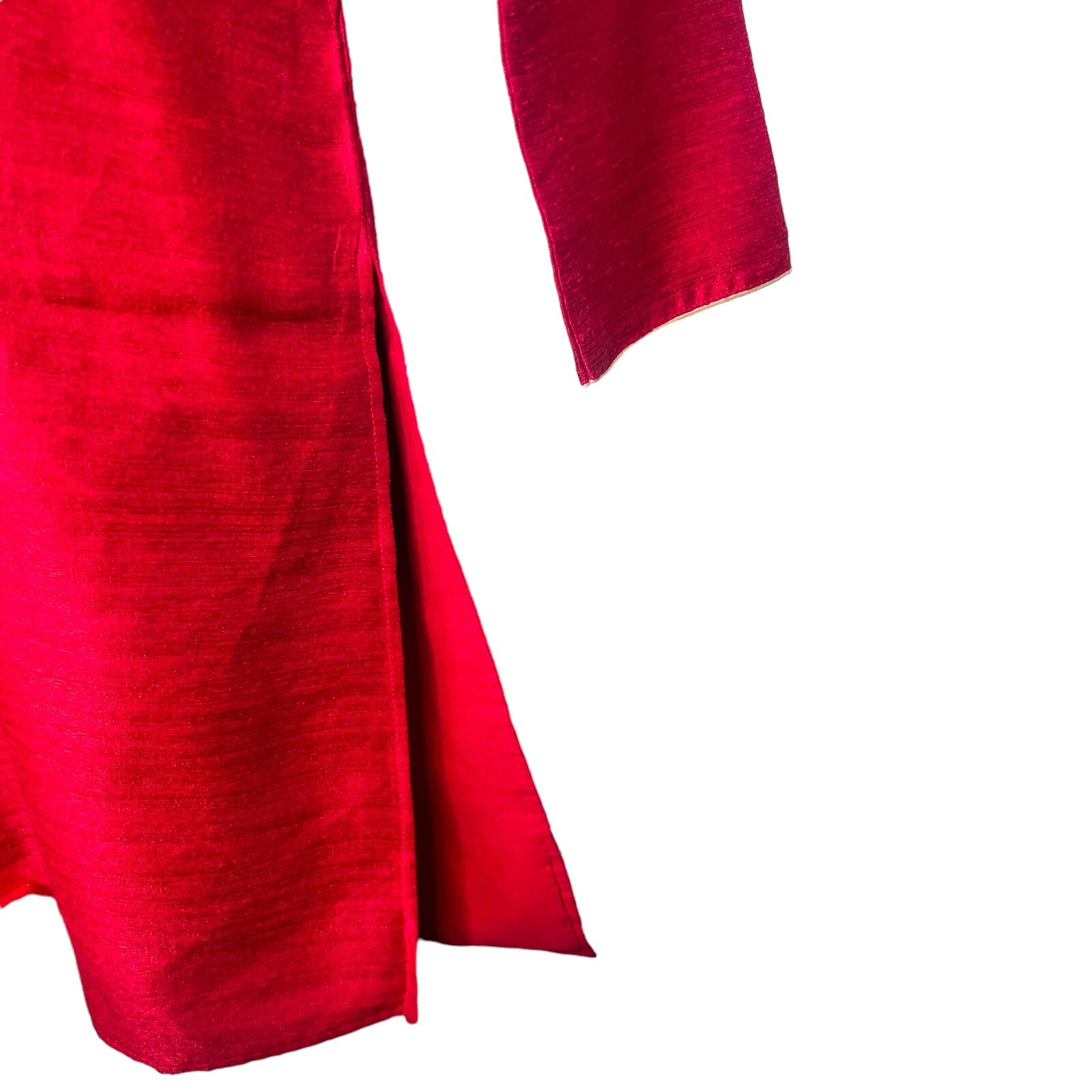 Middle Eastern Style Men Red Traditional Long Top / Shirt