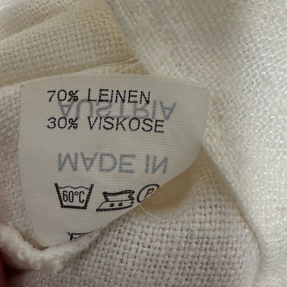 Wallmann Austria Linen blend Button Front Jacket Women’s (EU 38) M Cottagecore