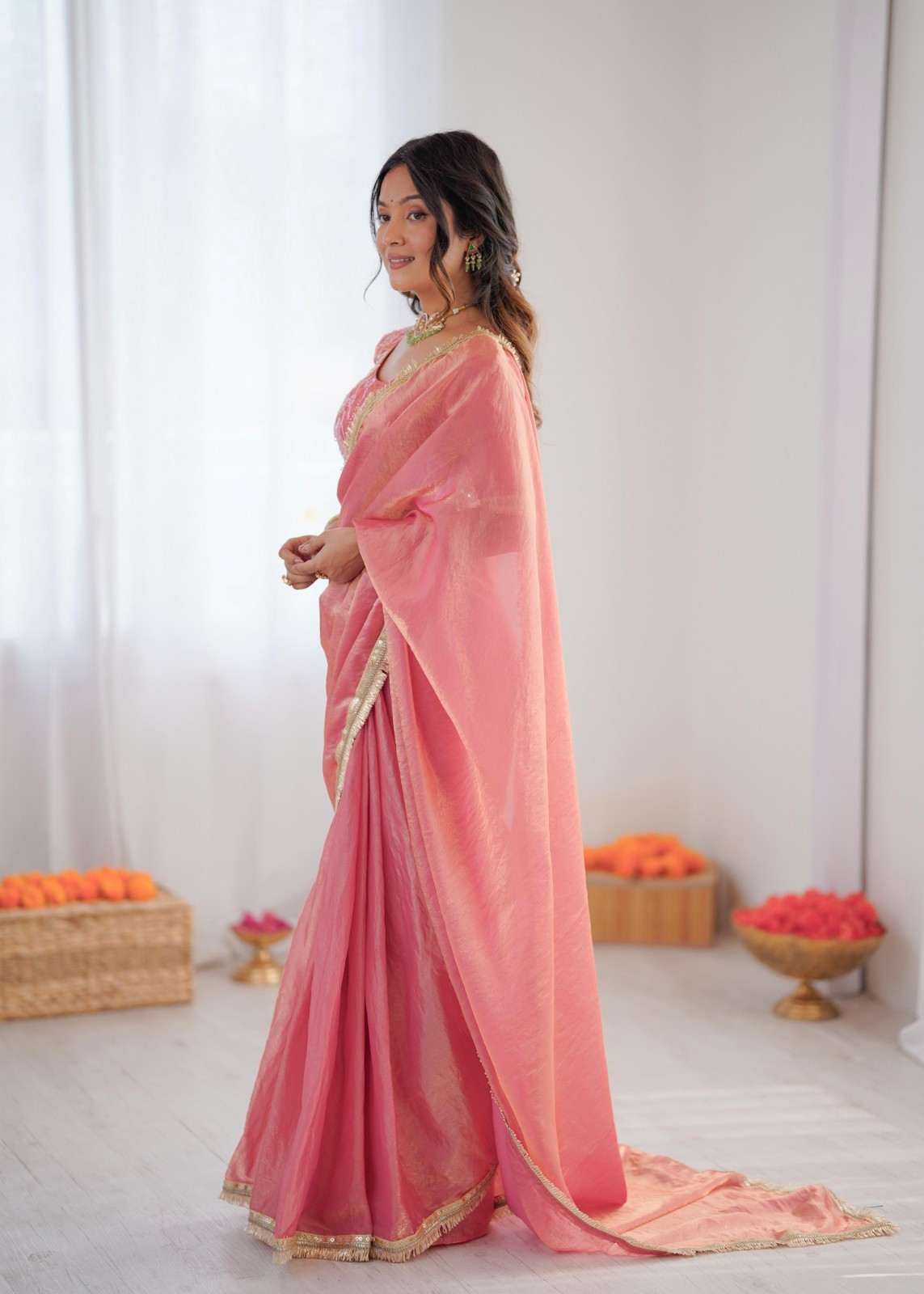 Saree Party Indian Wear Sari Designer Bollywood Blouse Wedding Ethnic Pakistani