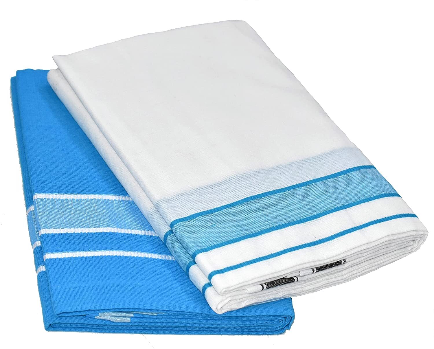 Men’s Cotton Dhoti Lungi with border Length- 2.0mtr pack of 2 US