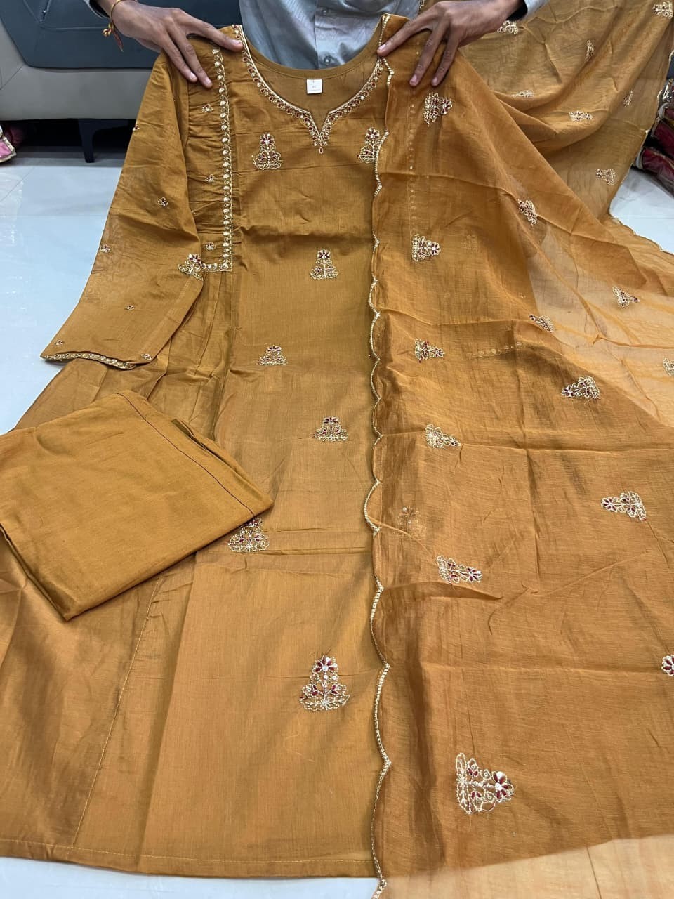Designer Pakistani Salwar Kameez Ready Made, Christmas Gifts, Kurta Palazzo Suit
