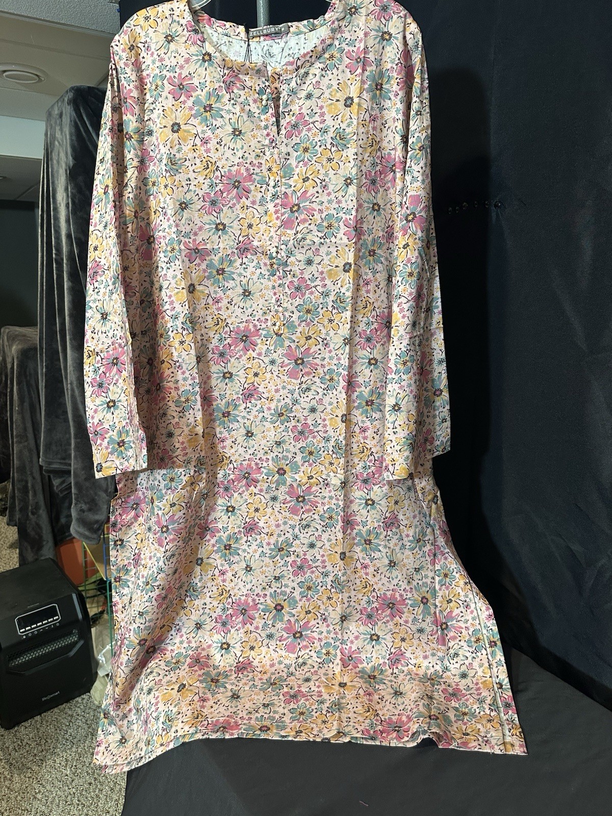 Zellbury Brand Lawn / Cotton Printed Shirt / Kurti – 1 Pc – Medium Only -$18
