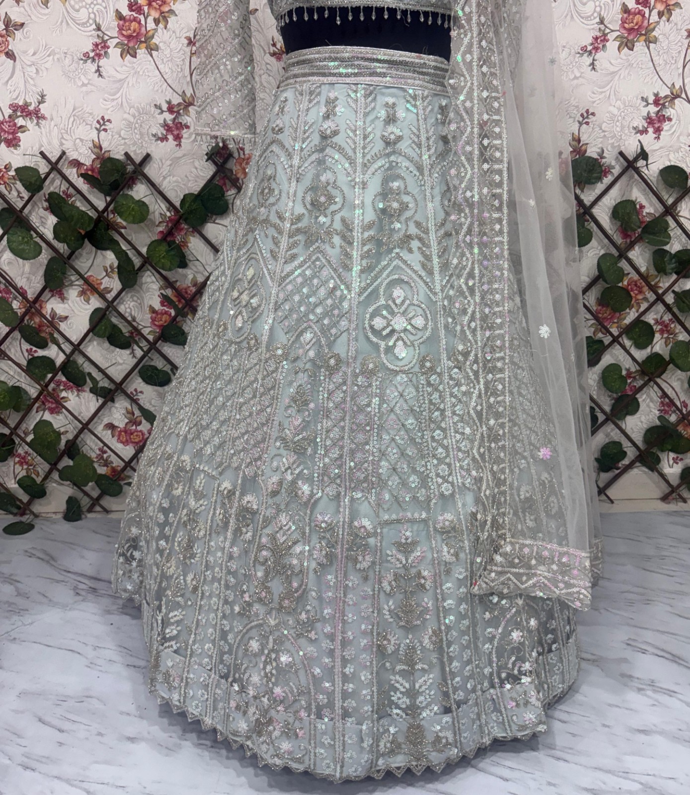 Premium Butterfly Soft Net Lehenga Embellished With Beautiful T Embroidery
