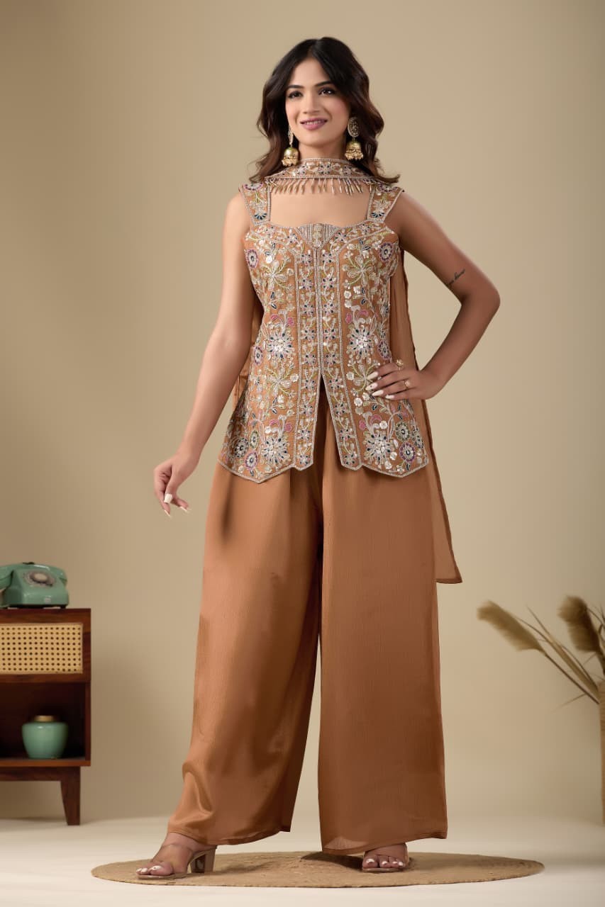 WEDDING PUNJABI SHARARA PALAZZO SALWAR SUIT PLAZZO KURTI SHALWAR KAMEEZ SUIT EID