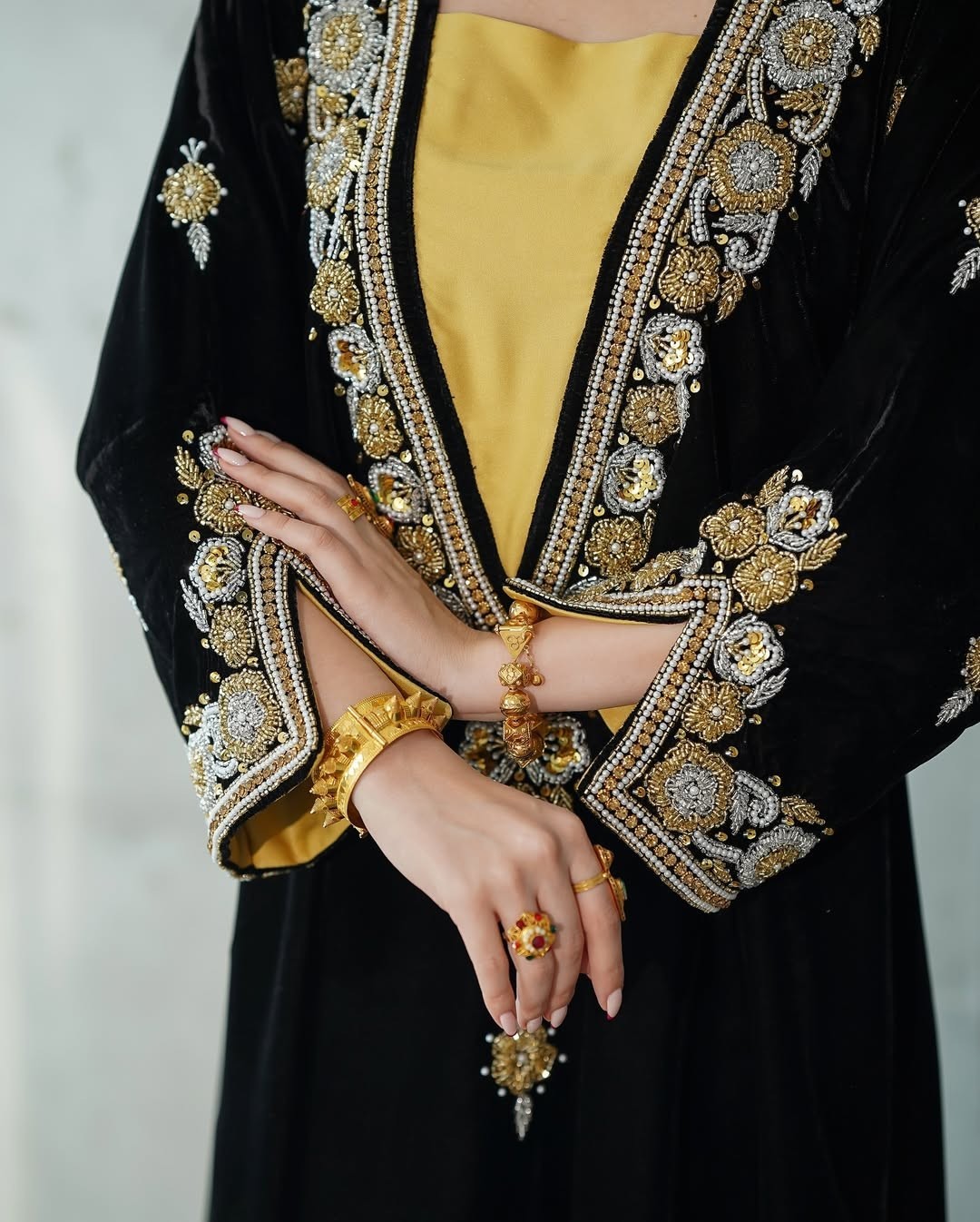 Prayer Muslim Long Sleeves Velvet Caftan Kaftan Abaya jalabiya hijab farasaha