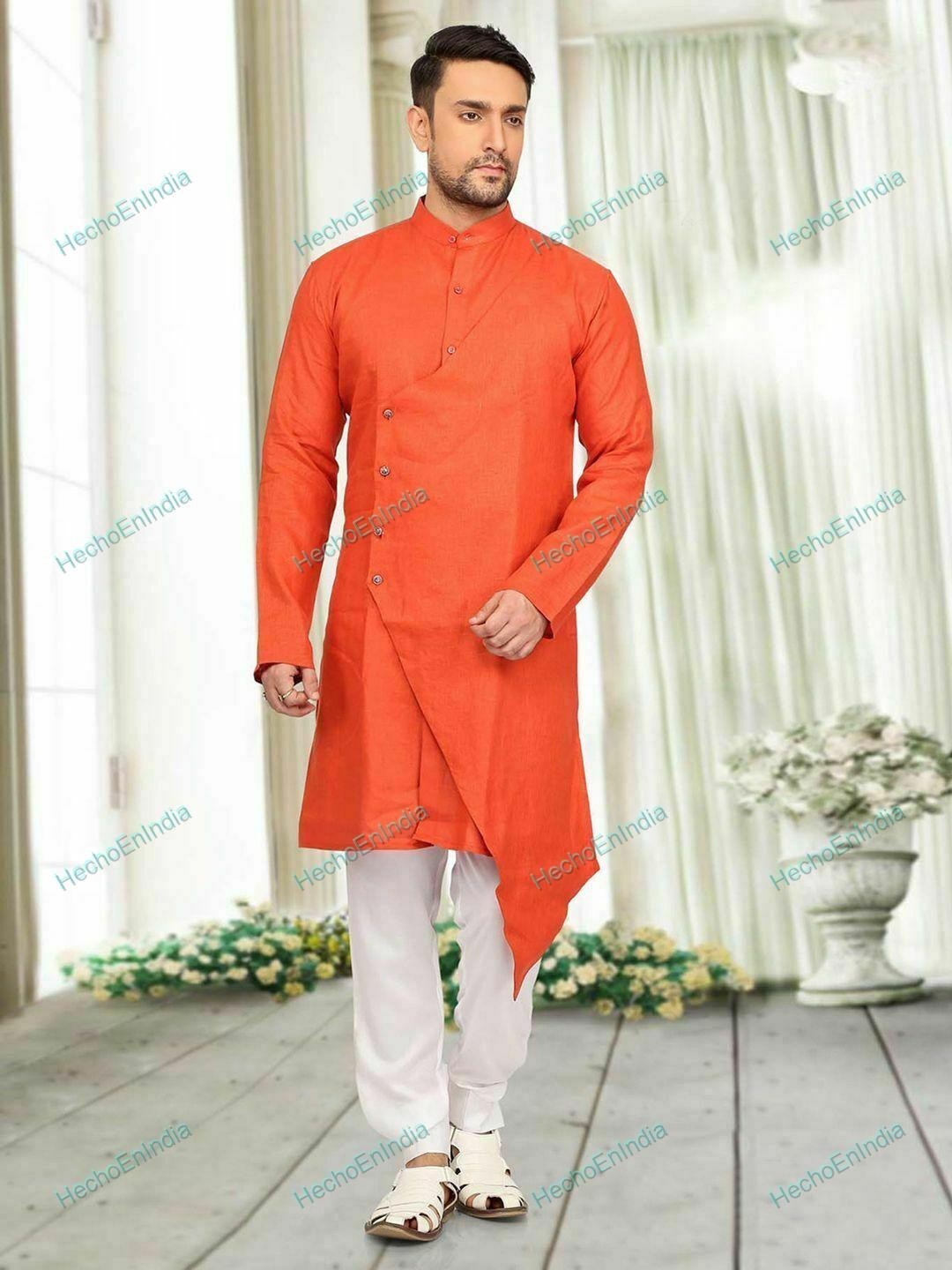 Mens Kurta with Pajama Mens Wedding Kurta Shirt Fancy Dress Traditional Kurta