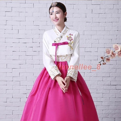 Korean Hanbok Dress Ancient Traditional Stage Dance Costume Lady Palace