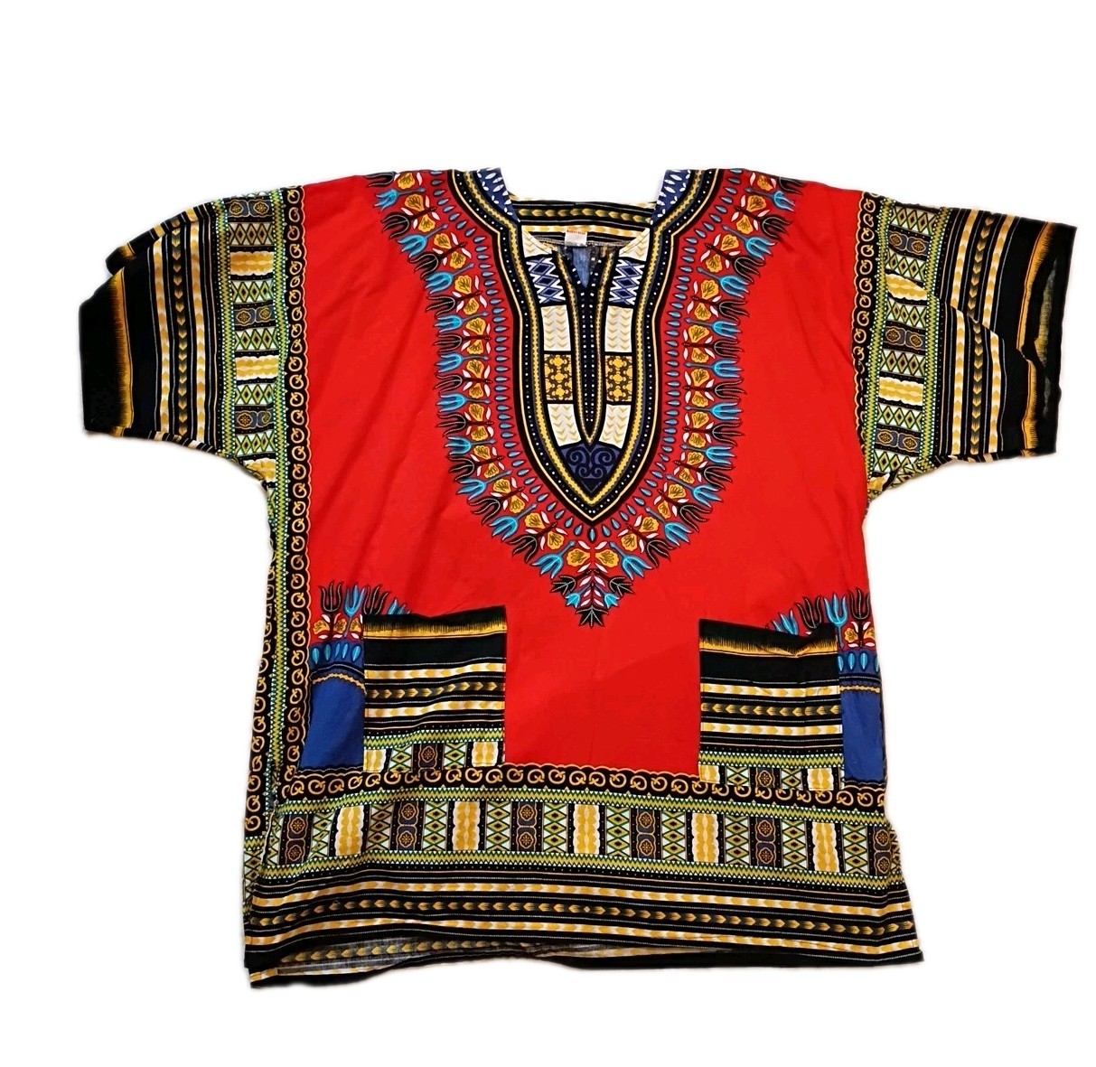 Mama & Baba African Dashiki Shirt Mens XXL Tribal Pattern Ethnic Clothing