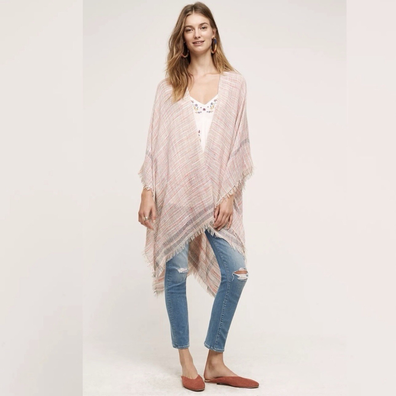 Anthropologie Women’s Dawning Hour Kimono One Size