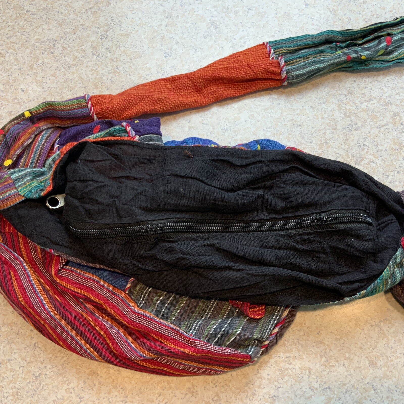 Nepal Cotton Handmade Needlework Hippie Sling Bag Crossbody Purse