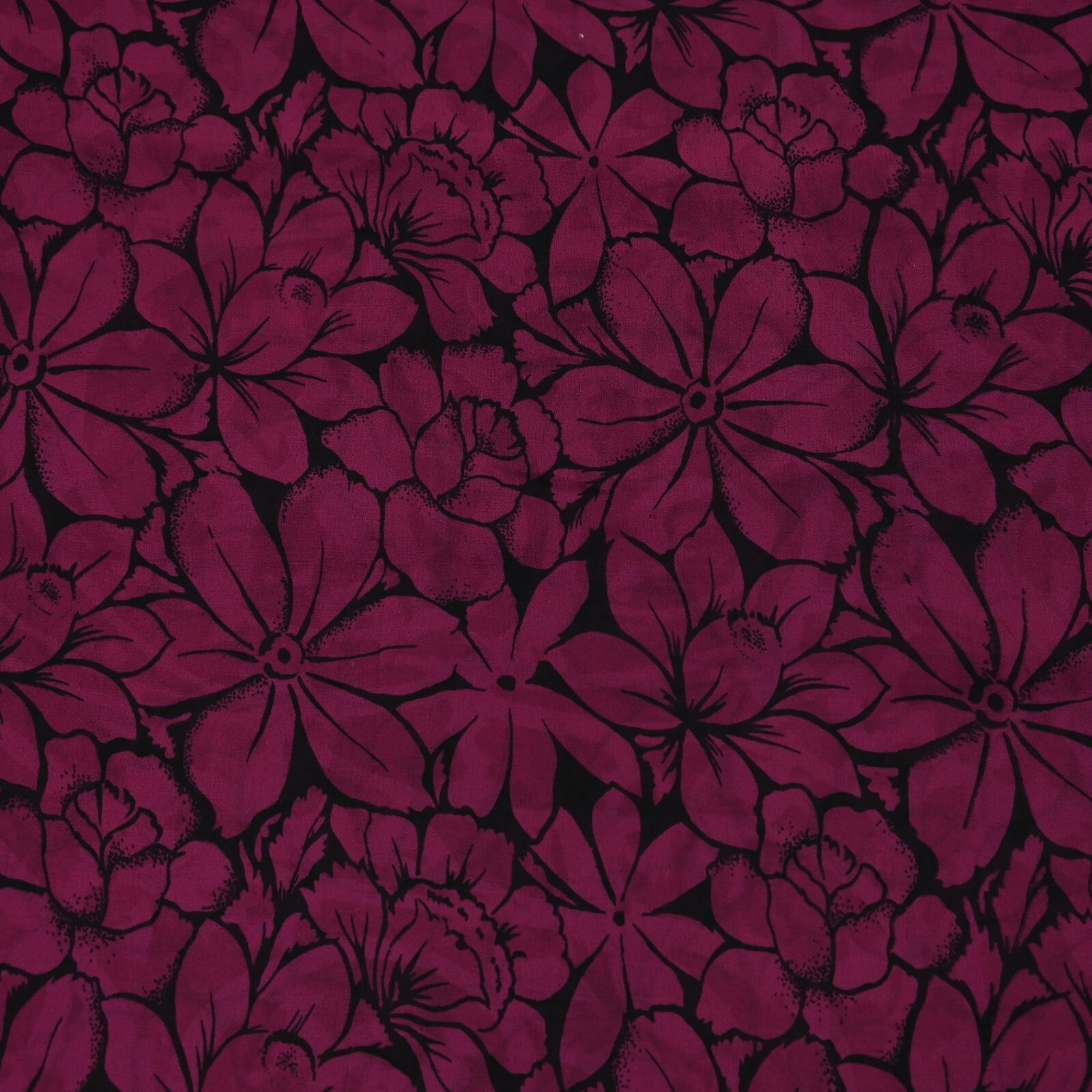 Indian Vintage Sari Pure Georgette Silk Printed Saree Craft Fabric Sewing 5yd