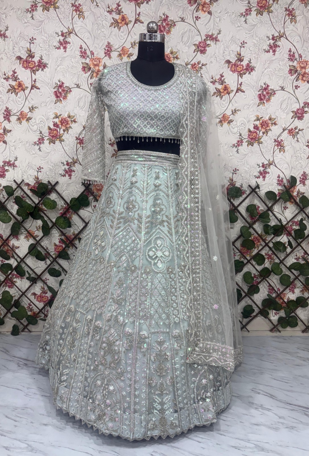 Premium Butterfly Soft Net Lehenga Embellished With Beautiful T Embroidery