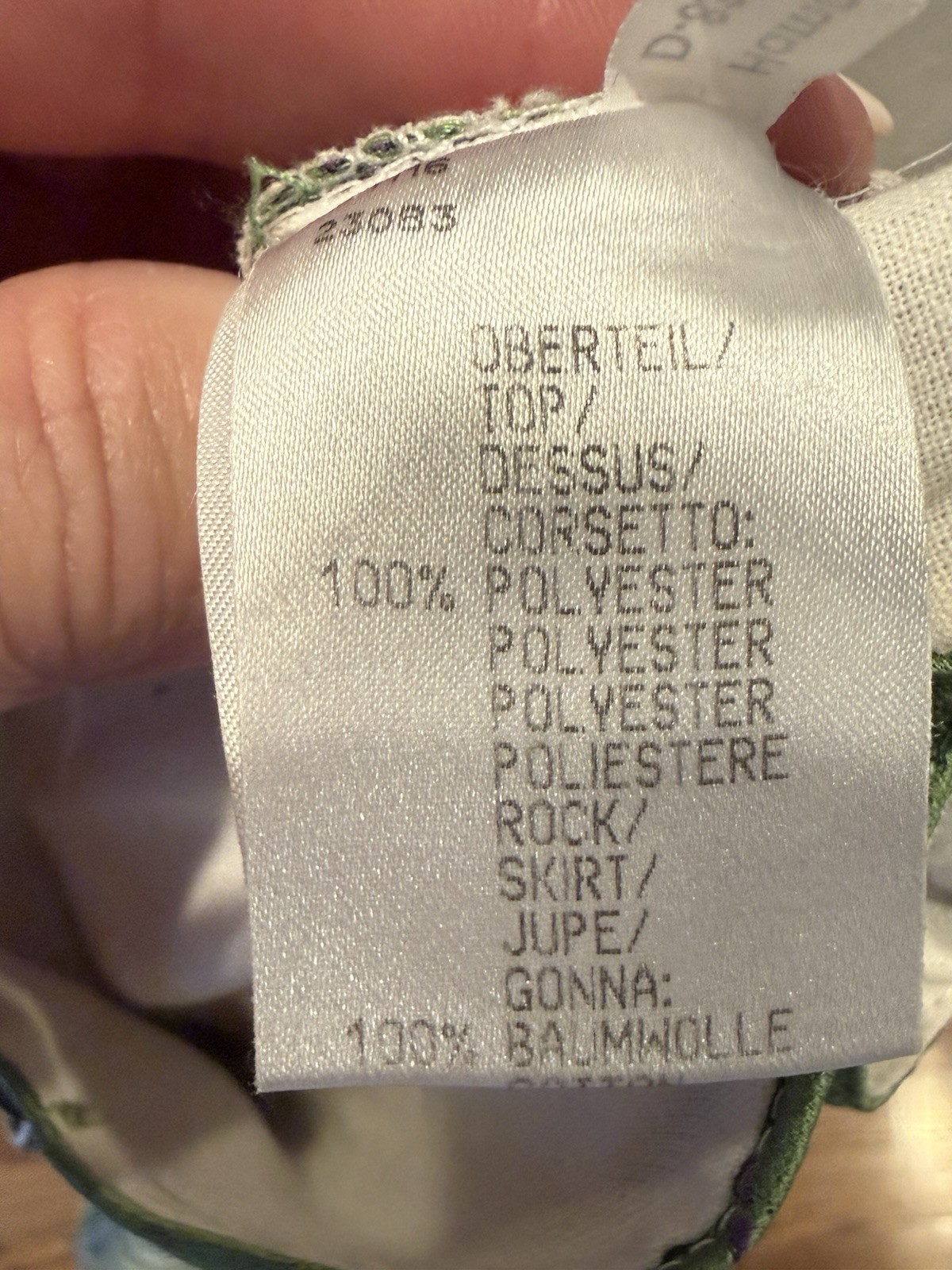 Hammerschmidt Authentic German Dirndl See Measurements With White Shirt Size 42