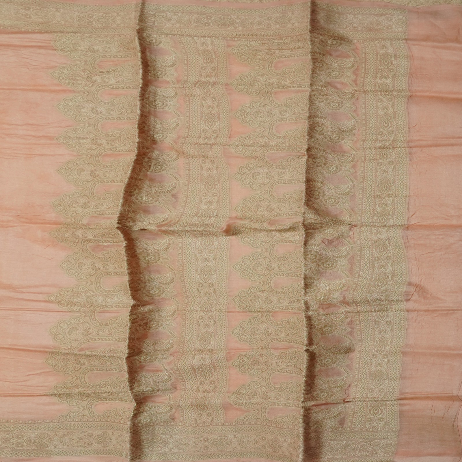 Namaste Vintage Pink Sarees 100% Pure Silk Woven Indian Sari 5YD Craft Fabric