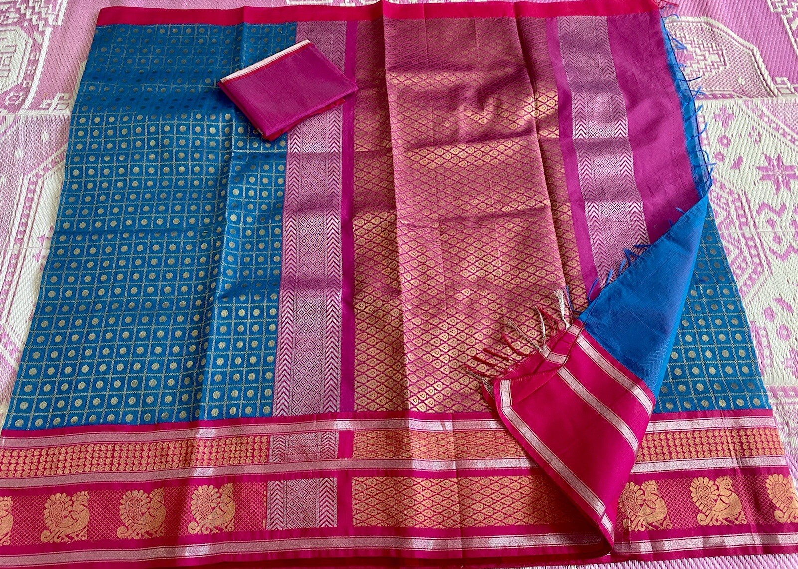 New Beautiful Chanderi Silk Cotton Saree