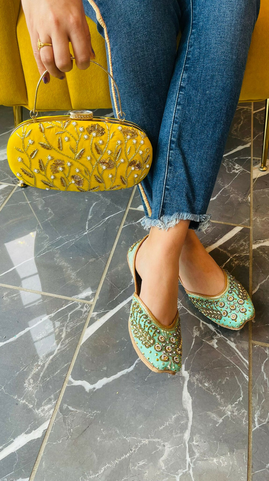 Designer Indian blouses and clutches 