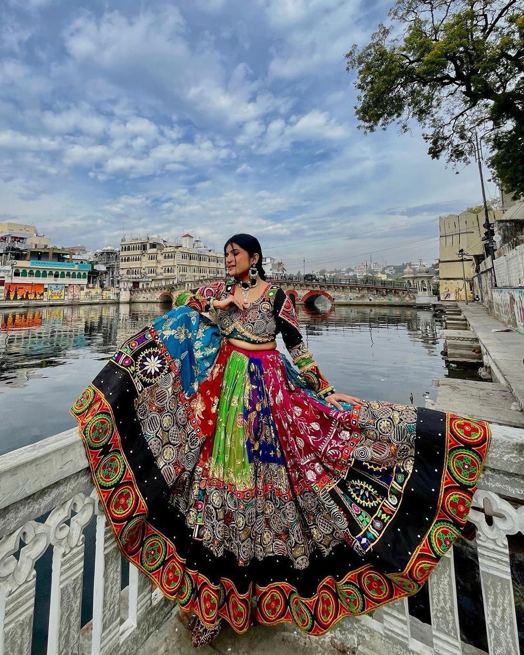Chaniya Choli For Navratri, Garba lehenga women, Navratri Dress By Aadat Export