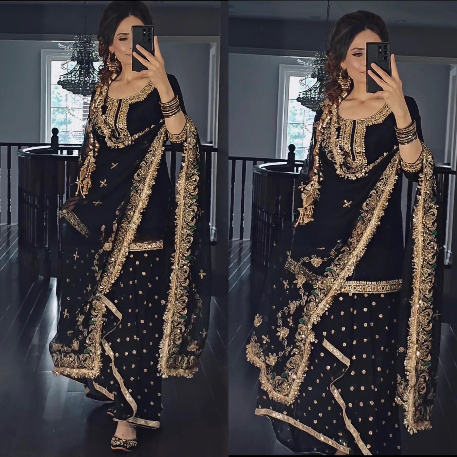 DRESS BOLLYWOOD SUIT PAKISTANI INDIAN WEDDING DHOTI TOP SALWAR KAMEEZ PARTY WEAR