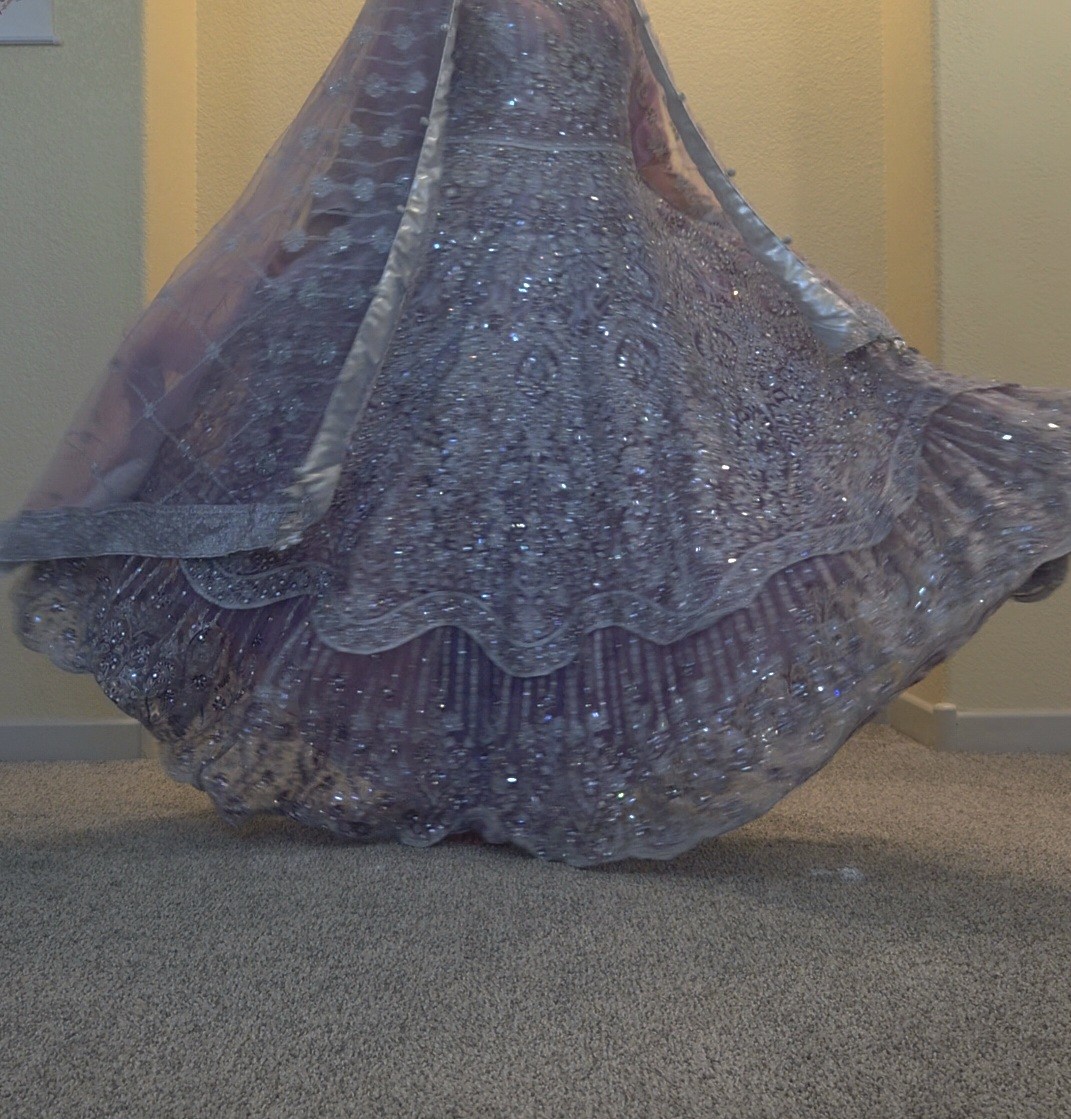 Pakistani 3 Piece Wedding Eid Dress Traditional Gown Walima Free Shipping Usa