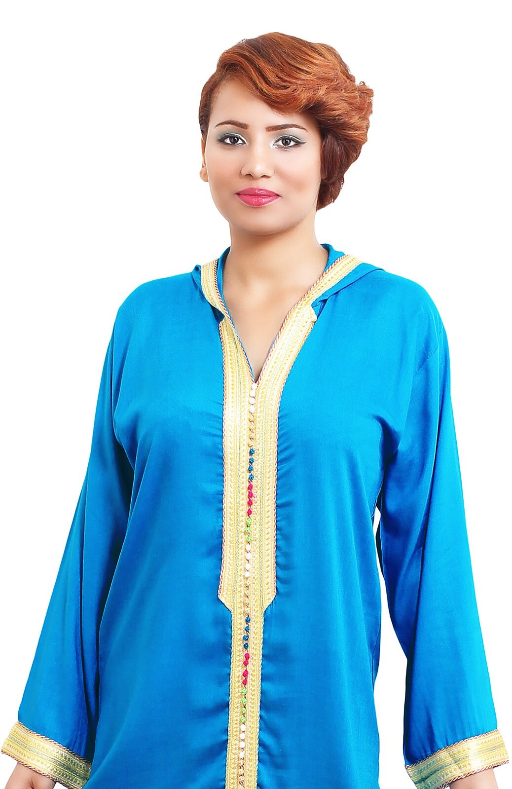 Kaftan Moroccan Women Arabian Beach Summer Caftan Long Dress Muslim Abaya Jelaba