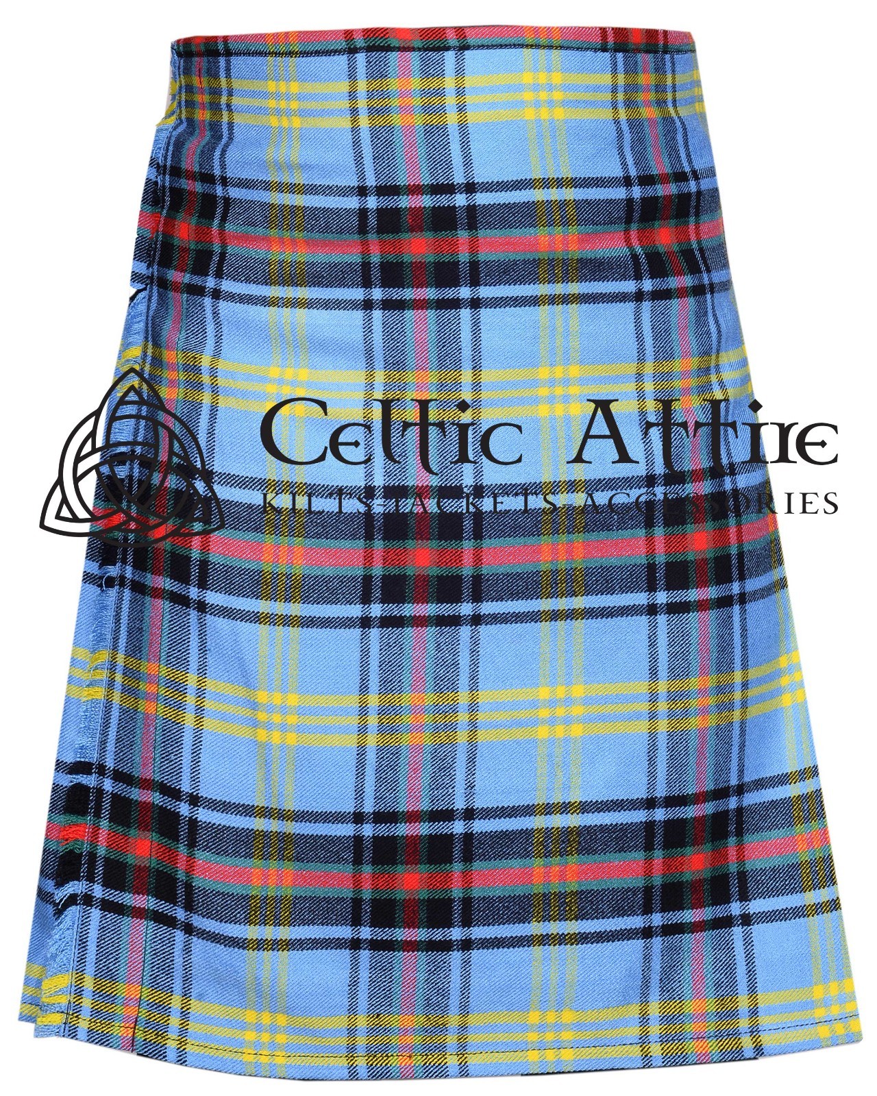 Bell of Borders Tartan 8 Yard Scottish Kilt – Made to Order By Celtic Attire