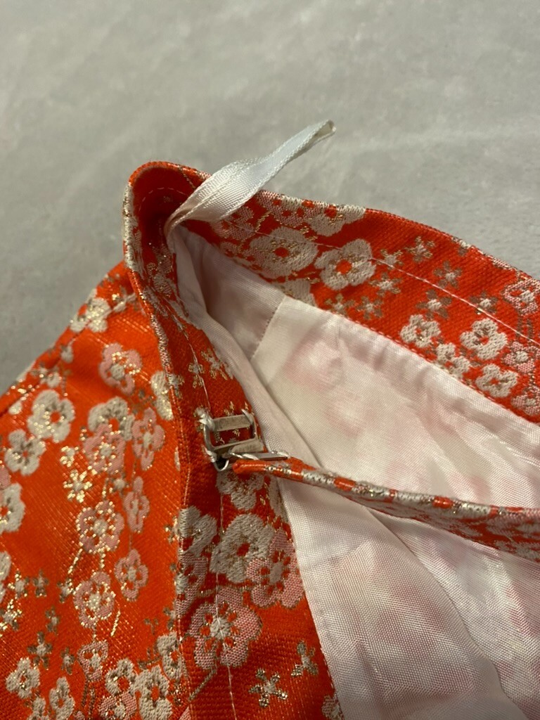 Vintage Dirndl Strasser Trachten Top & Skirt Set Red Bavarian Oktoberfest Rare