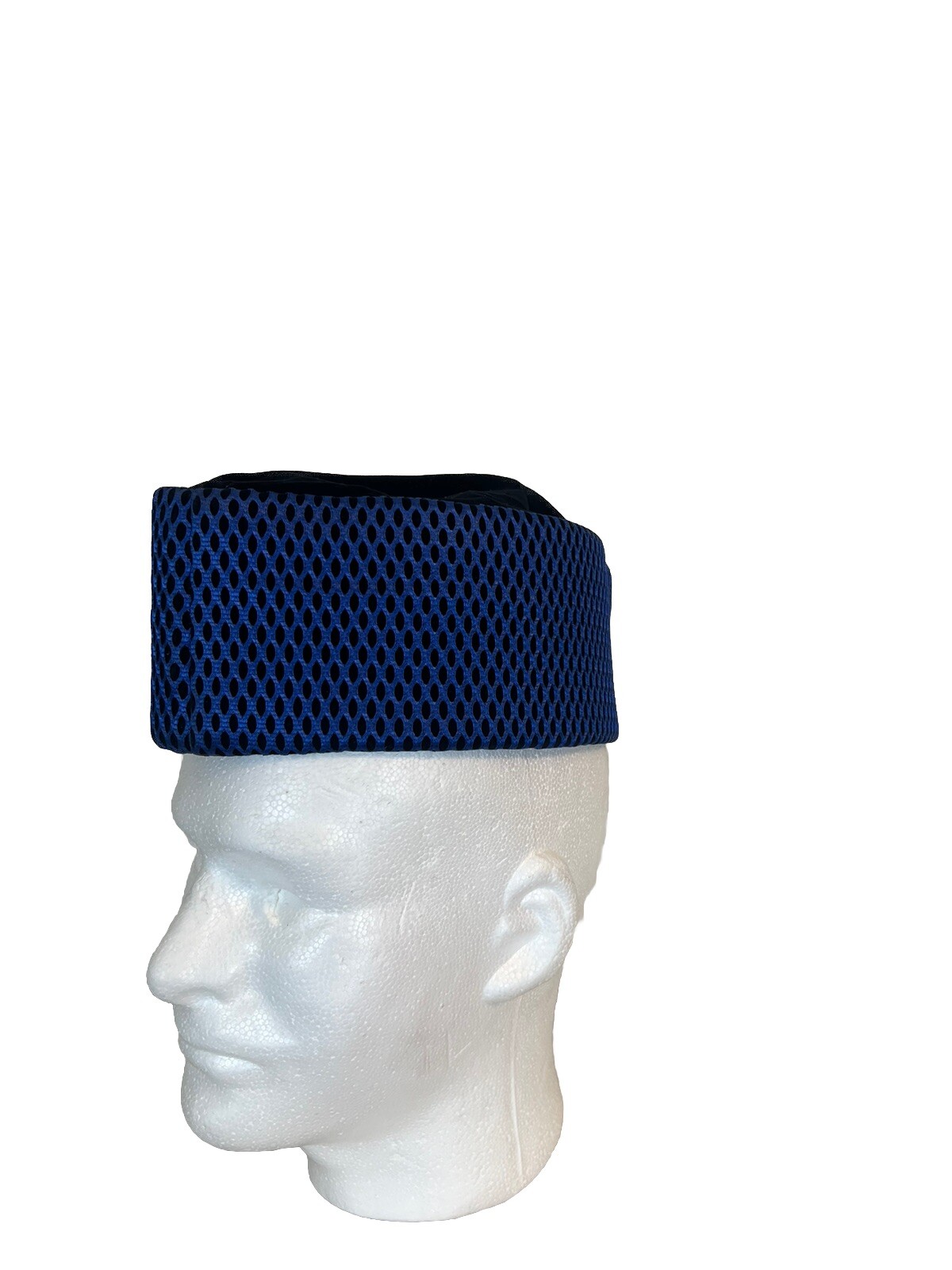 Men’s Blue Handmade African Traditional Chieftaincy Hats. One Size