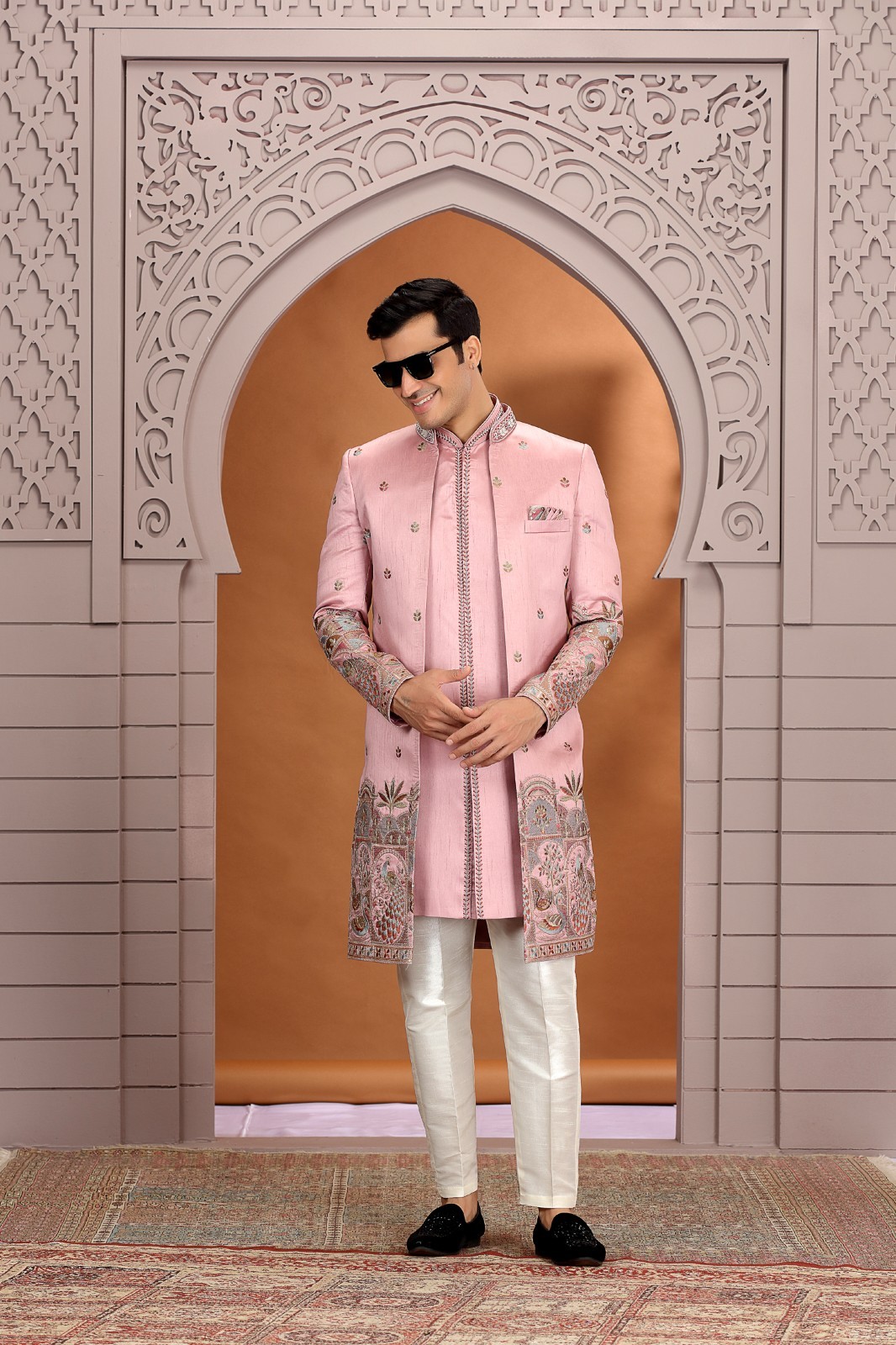 Mens Designer Wedding Bollywood Ethnic Wear Indian Mens Outfit From India