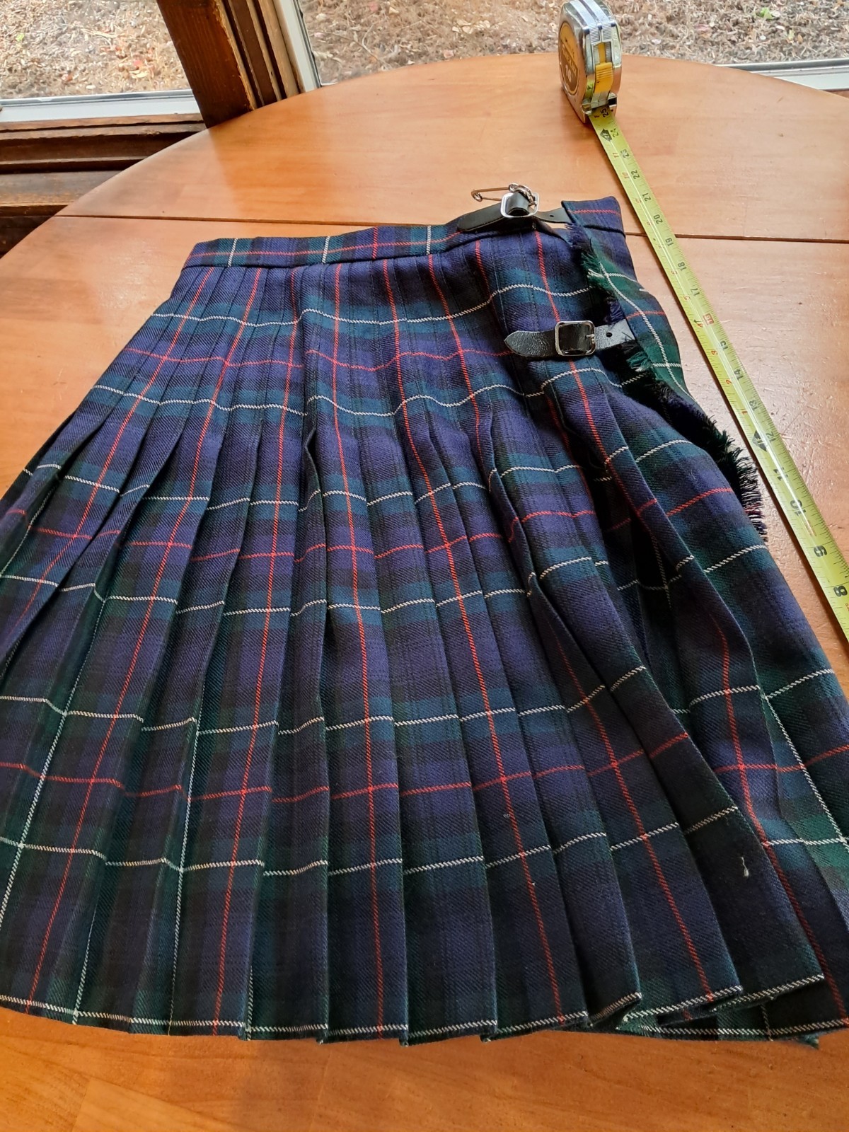 Vintage Scottish Kilt Hector Russell Tartan Knitmaker Group Exc Use Measurements