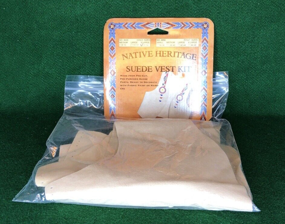 Native Heritage Suede Vest Kit Youth XL (Tandy)