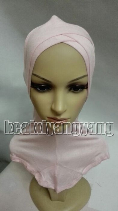 Muslim Cotton Inner Hijab Caps Islamic Underscarf Hats Ninja Arab Headwear Caps