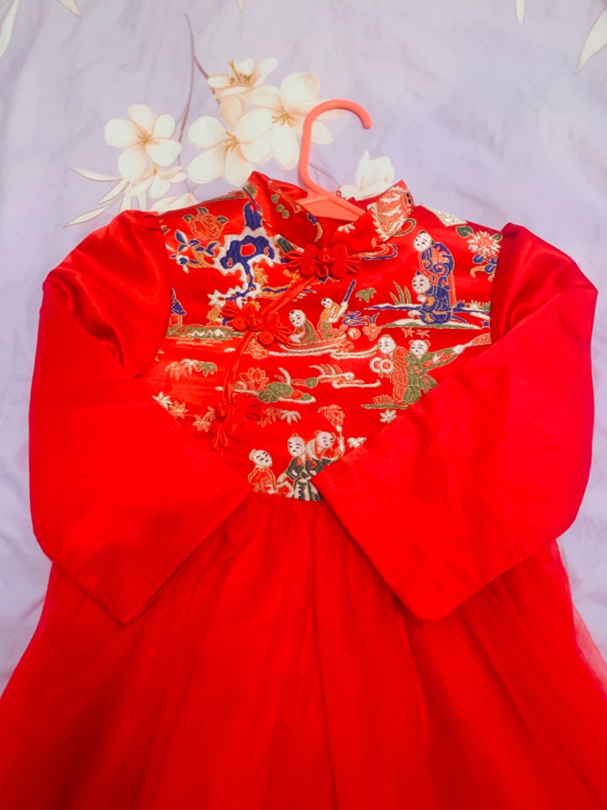 Chinese New Year Traditional Kids Tang Suit 120cm