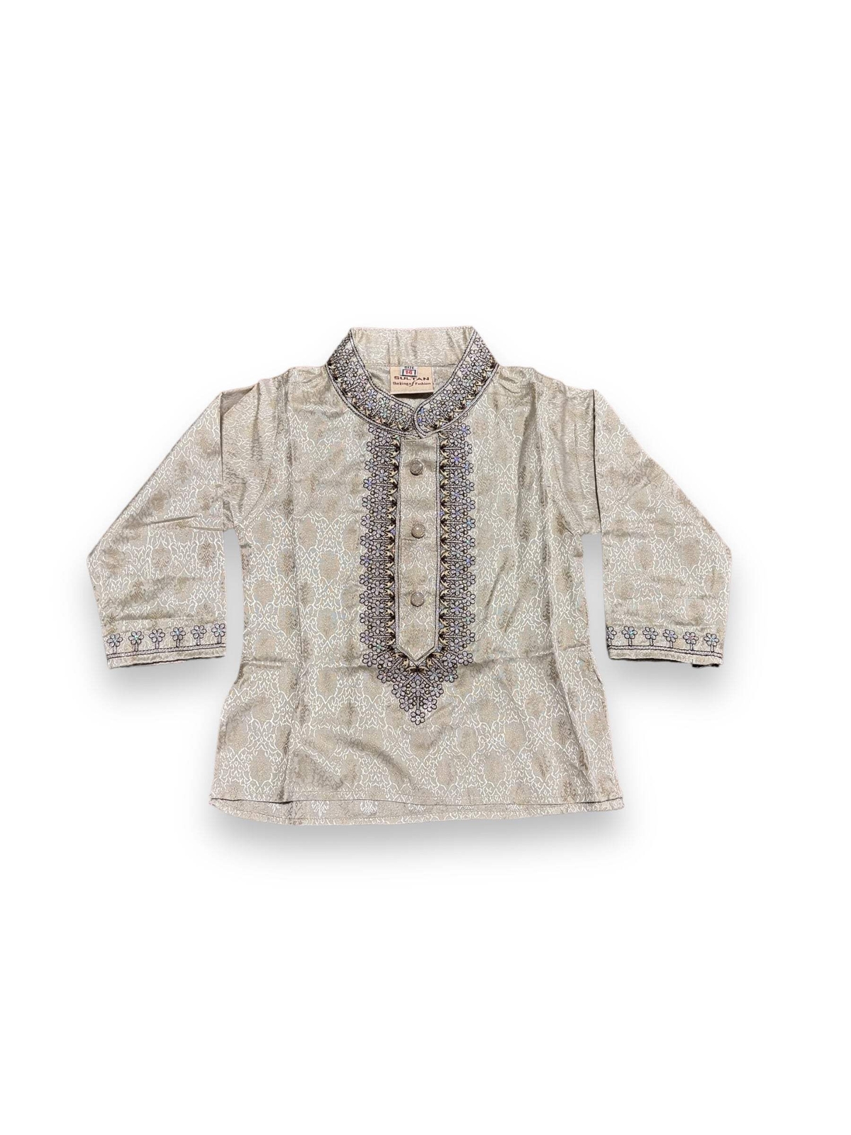 Traditional- Boys Embroidery Work Cotton Kurta