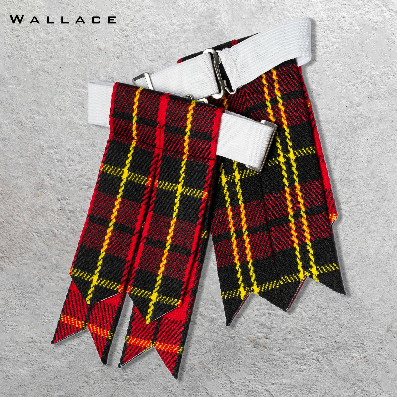 Kilt Flashes Scottish highland Multi Colors Tartan comes Heavy Buckle & Garter